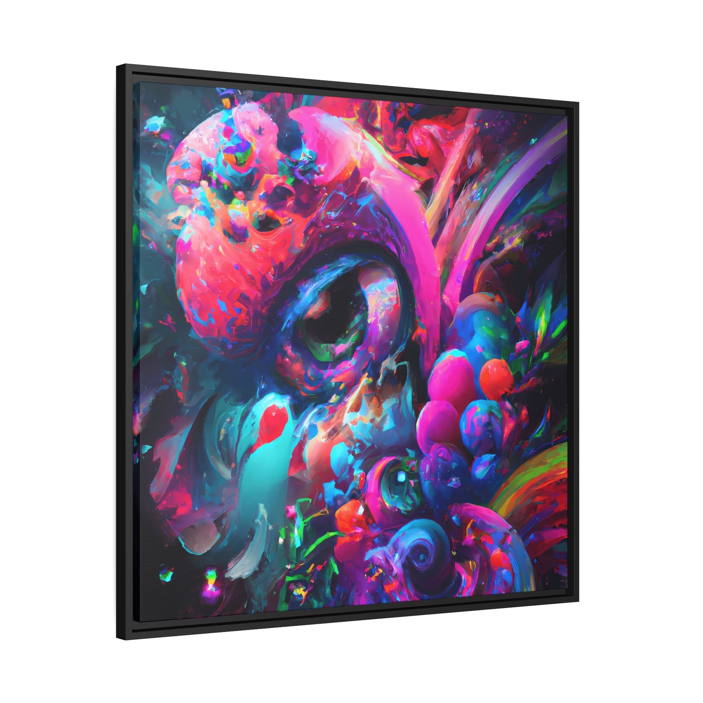 Fabstract 100 - on Framed Canvas