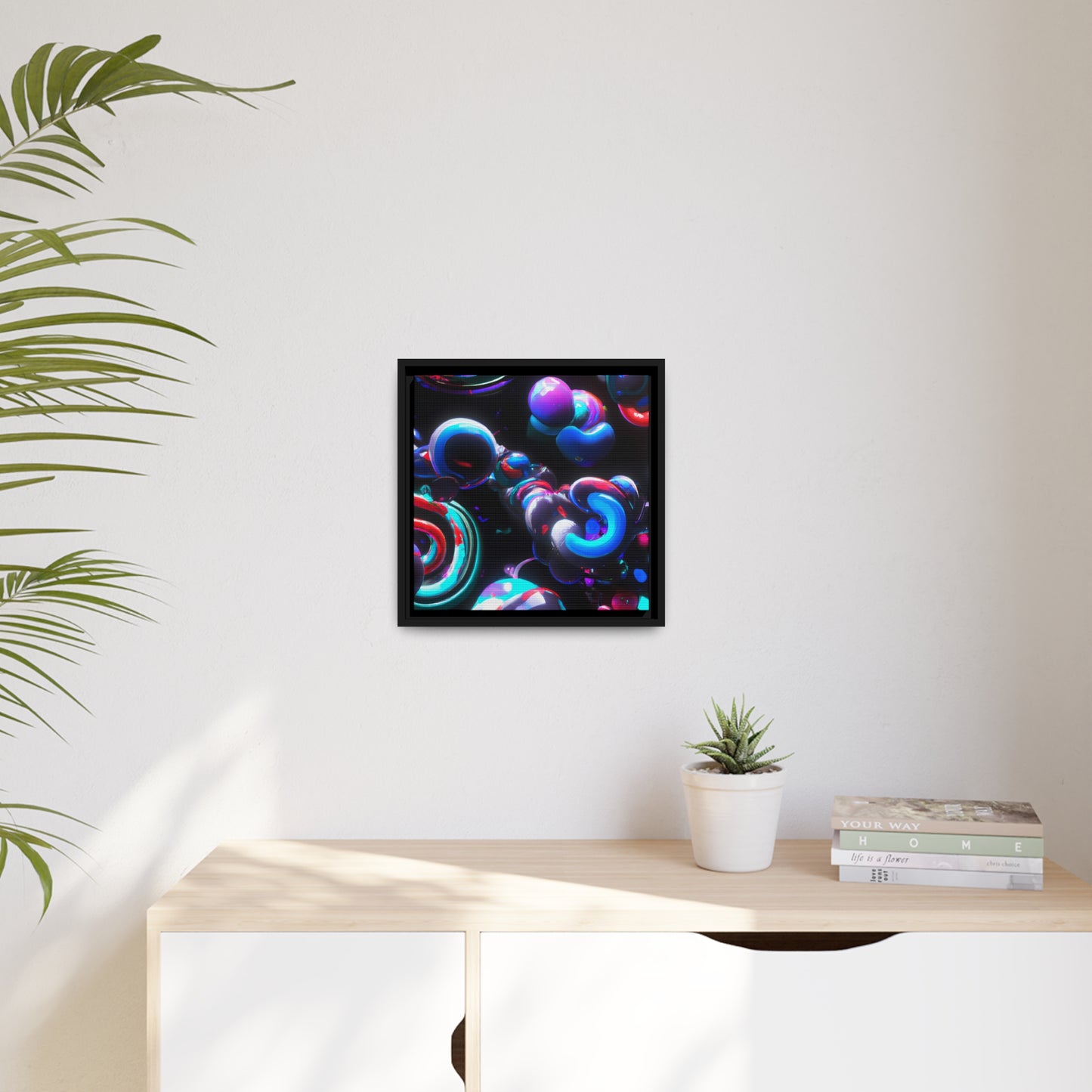 Temporal Flux 19 - on Framed Canvas