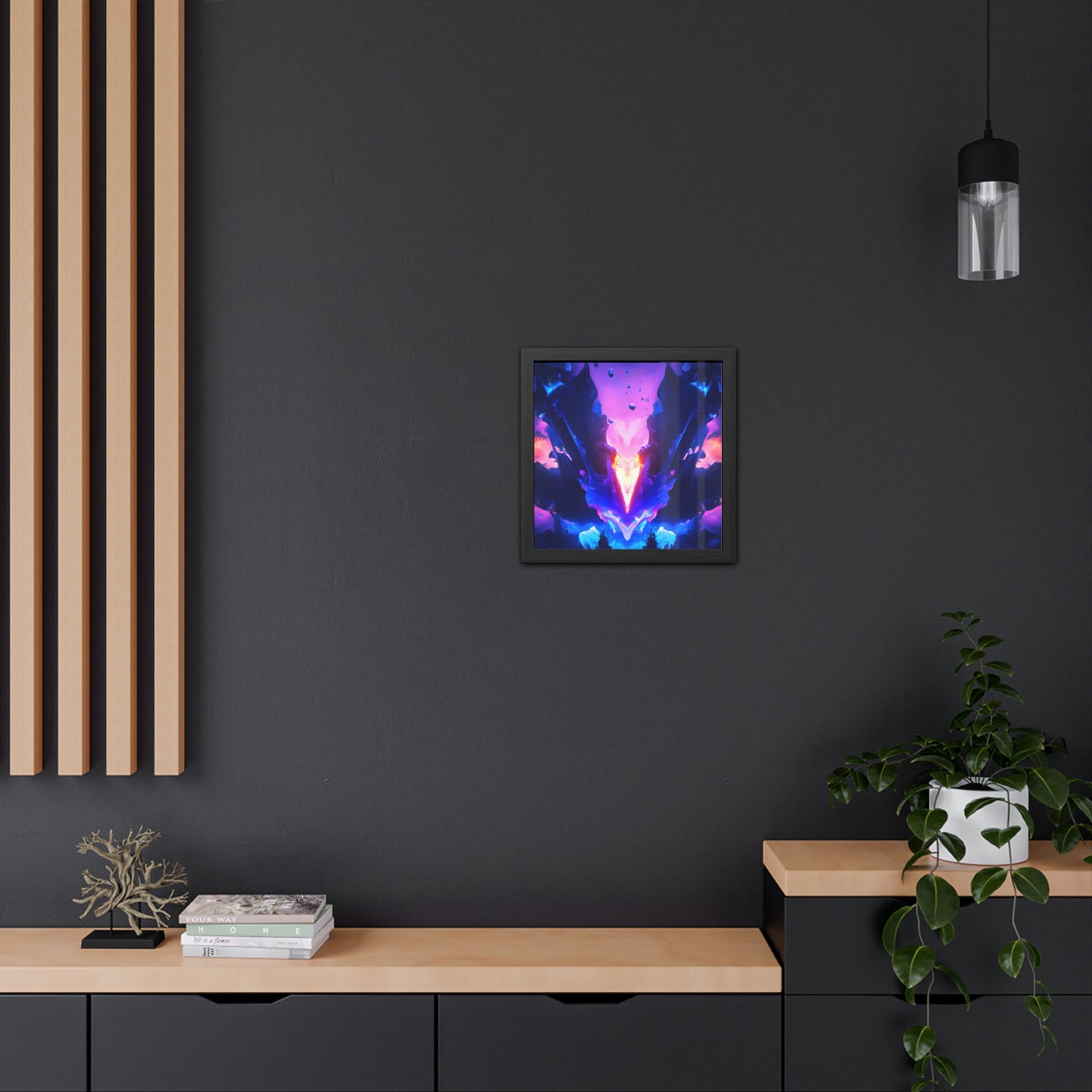 Neon Nexus 11 - on Framed Print