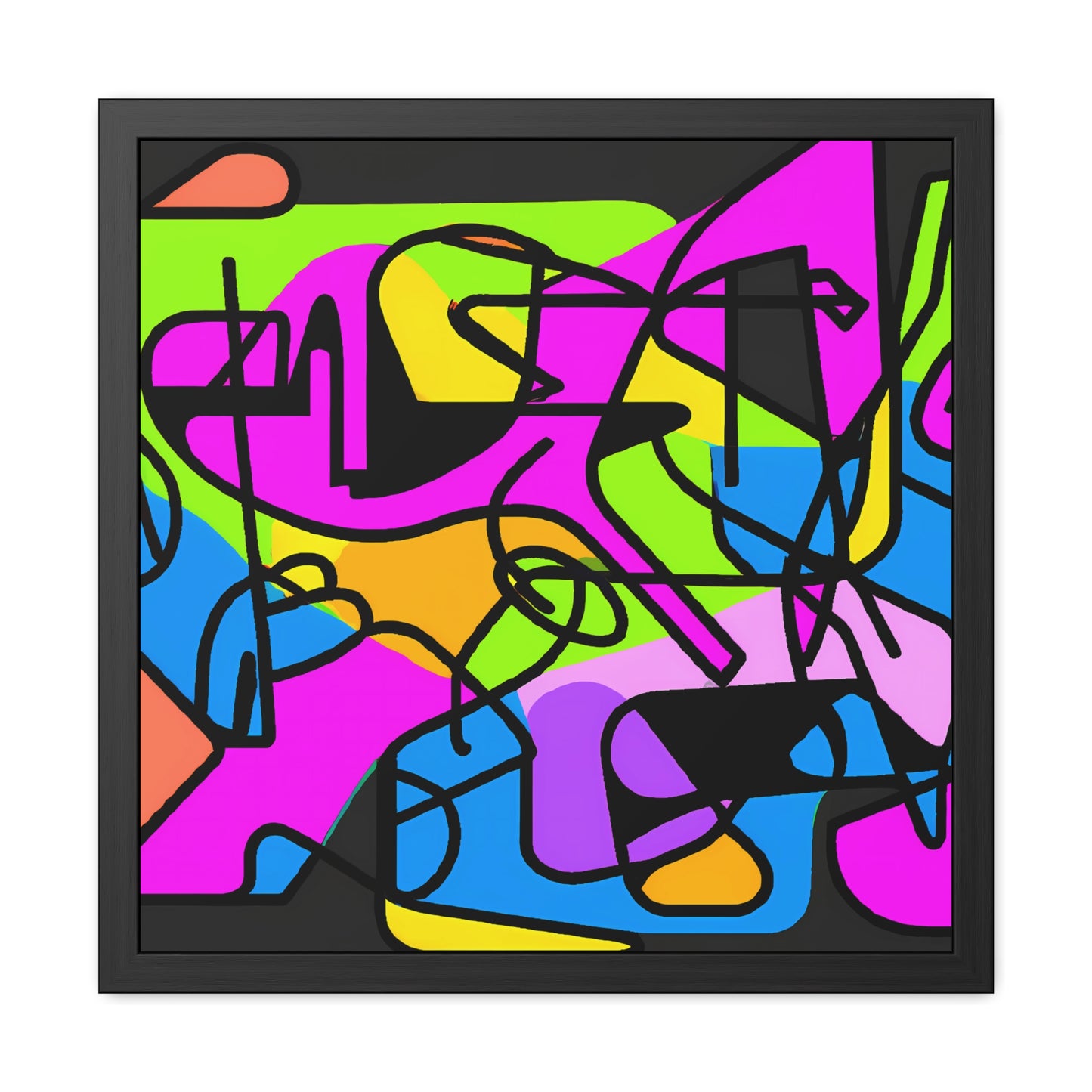 Fabstract 3 - on Framed Print