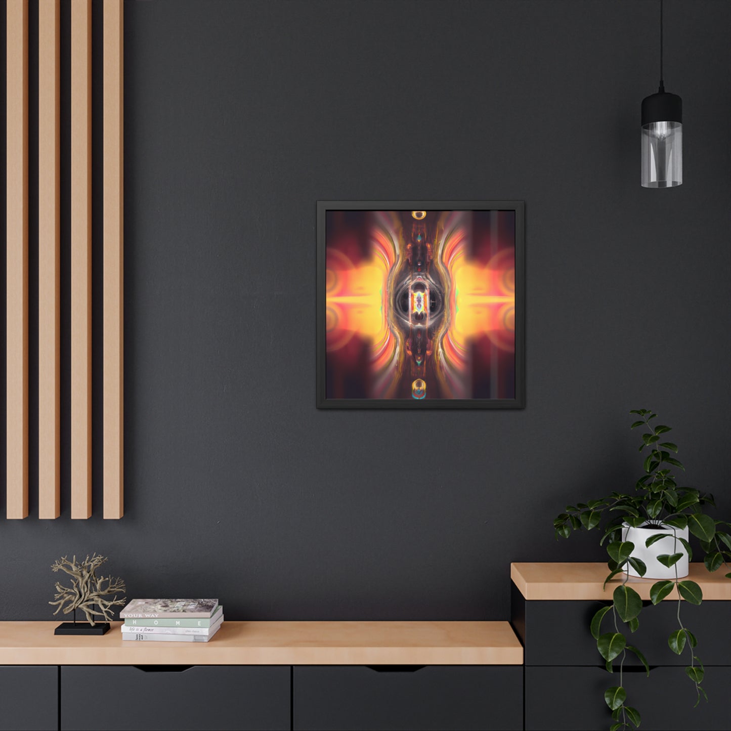 Temporal Flux 8 - on Framed Print