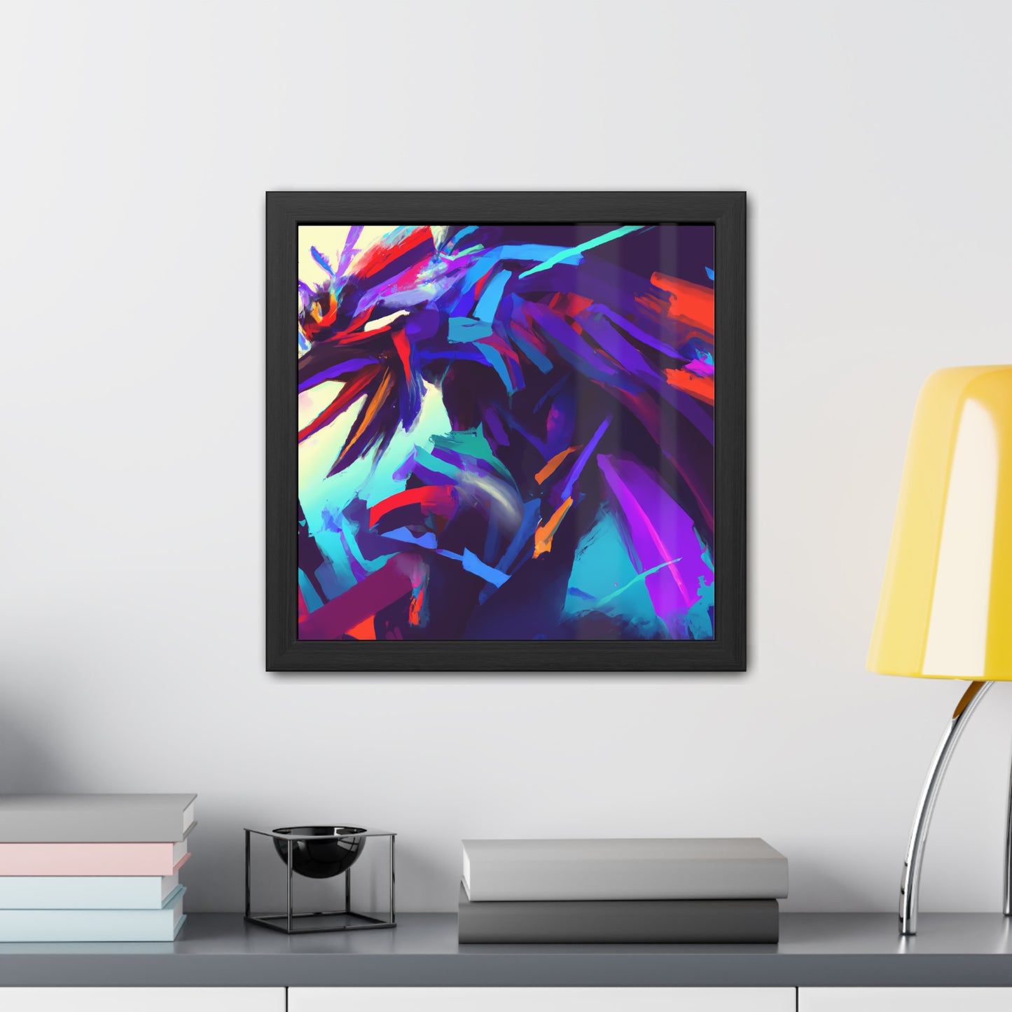 Fabstract 51 - on Framed Print