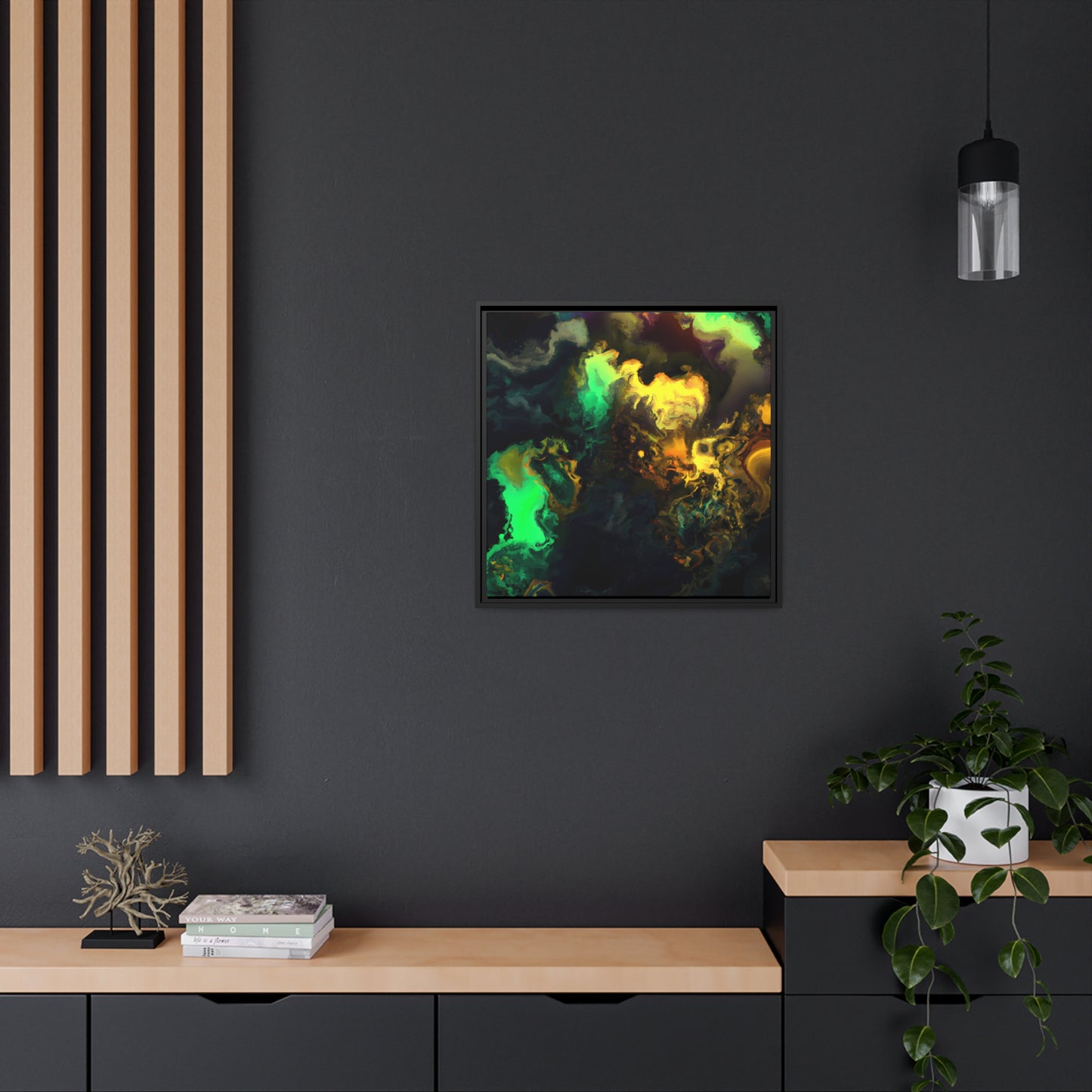 Quantum Euphoria 4 - on Framed Canvas