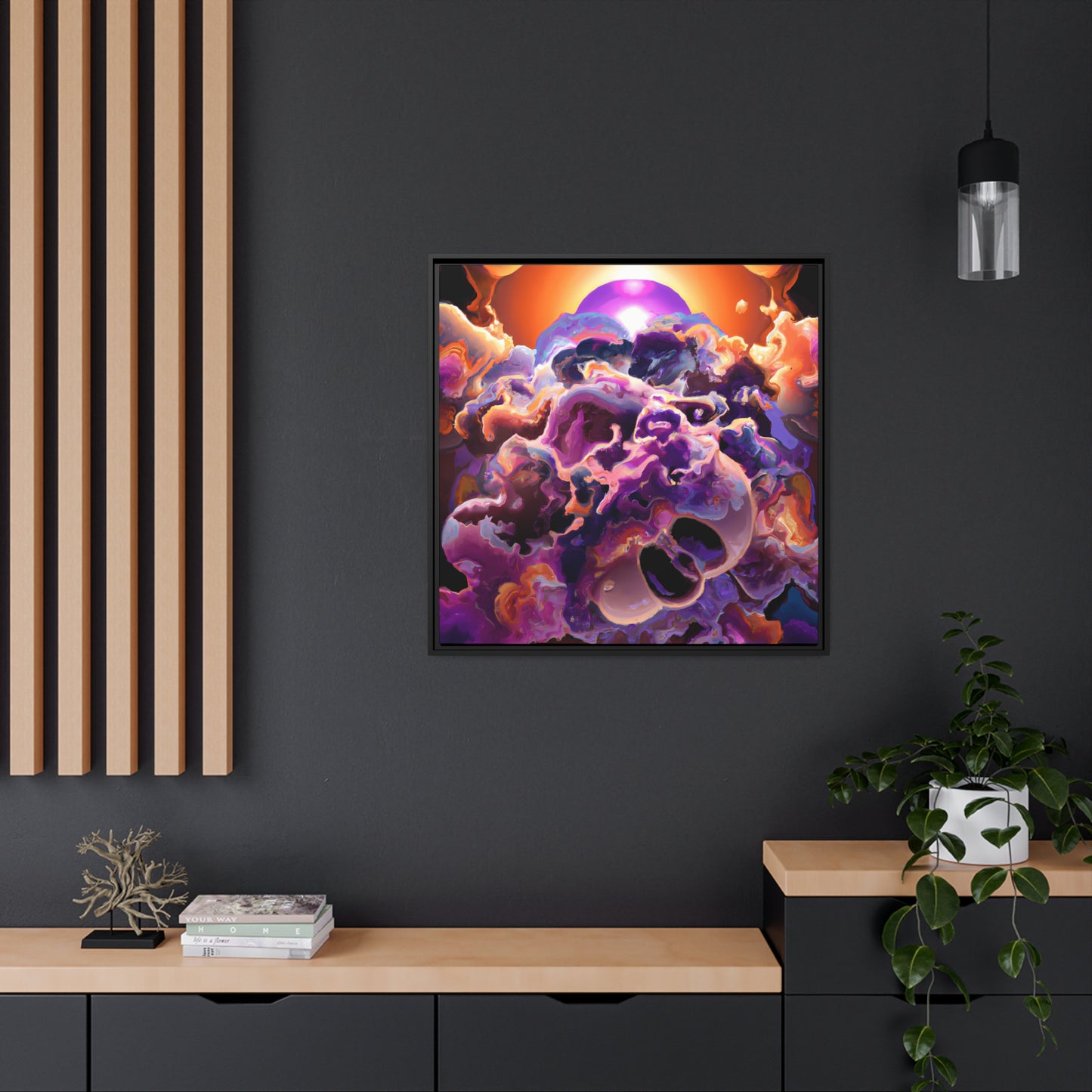 Temporal Flux 5 - on Framed Canvas