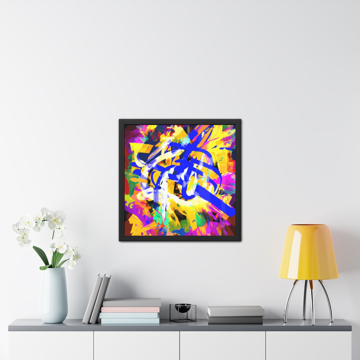 Fabstract 38 - on Framed Print