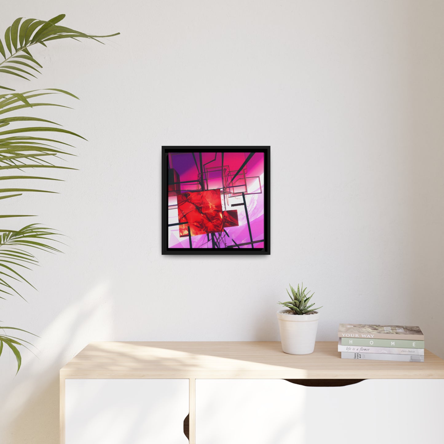 Temporal Flux 8 - on Framed Canvas