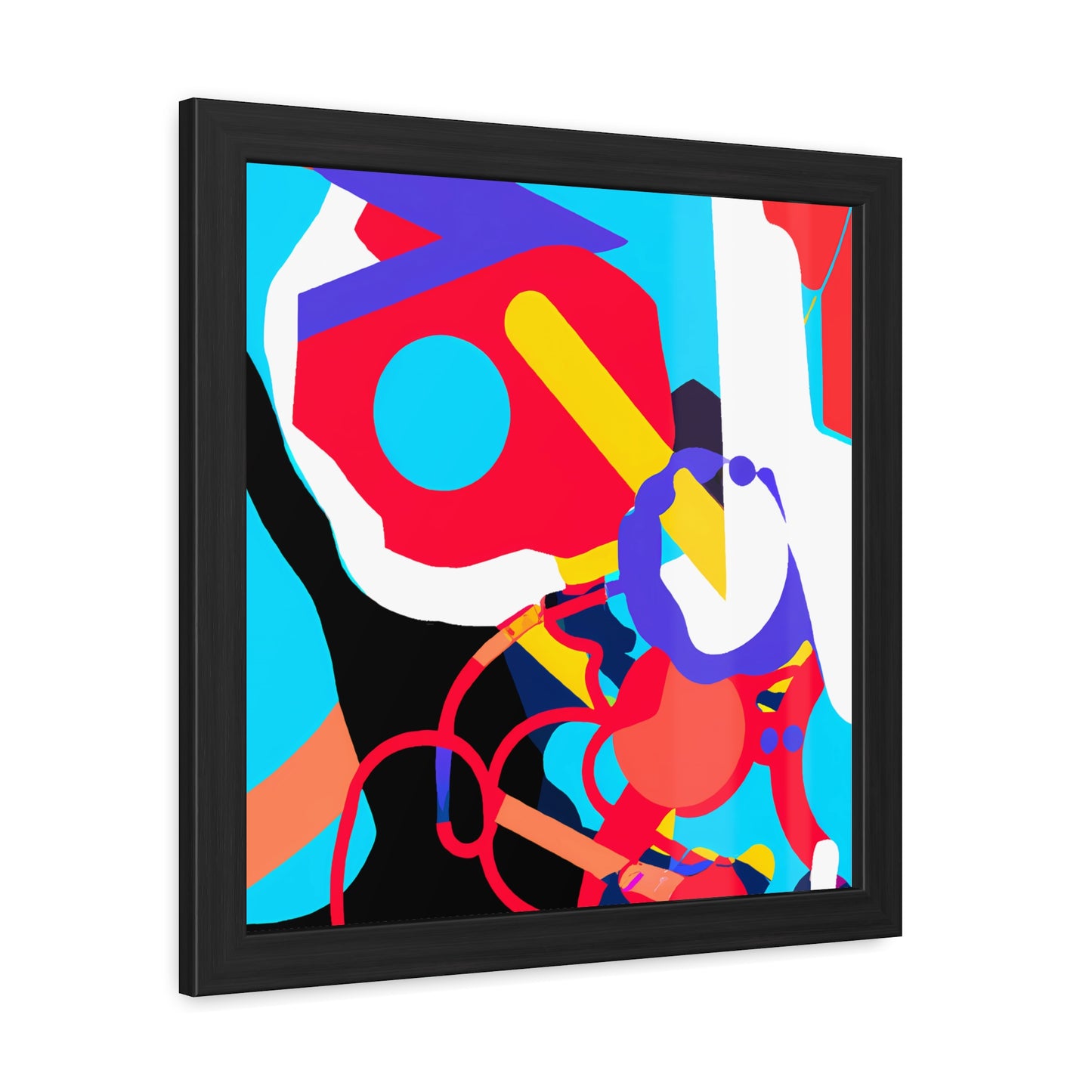 Fabstract 4 - on Framed Print