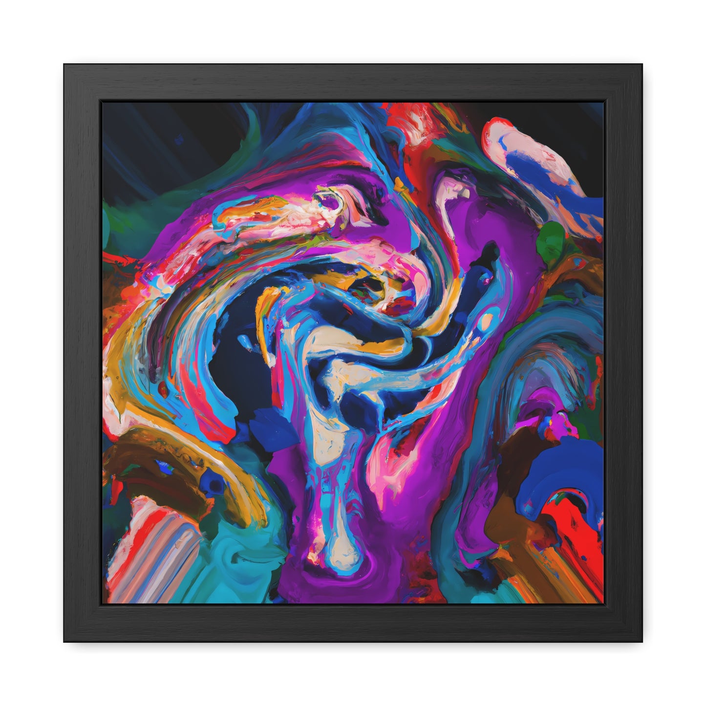 Fabstract 84 - on Framed Print