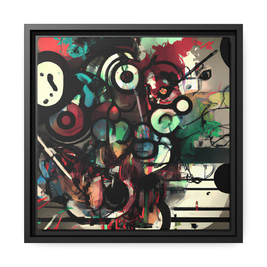 Future Graffiti 23 - on Framed Canvas