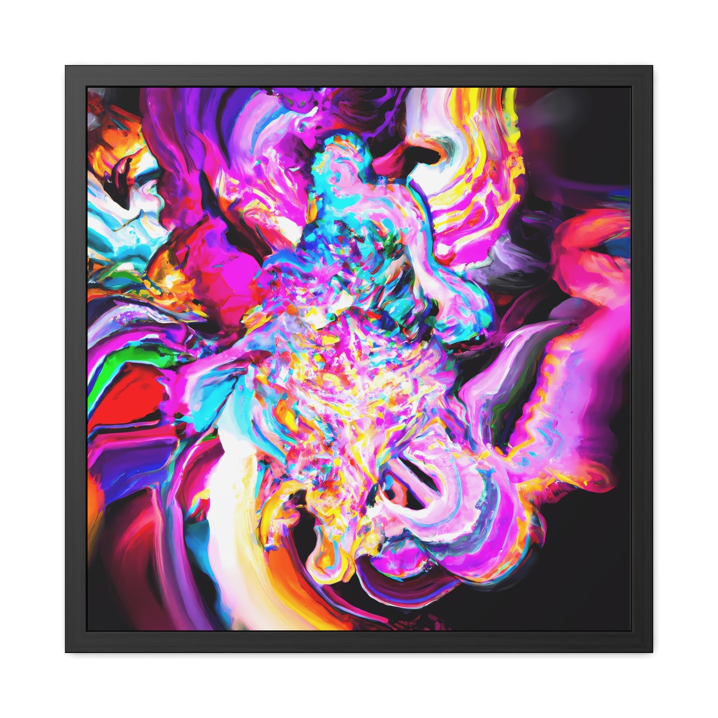 Fabstract 121 - on Framed Print