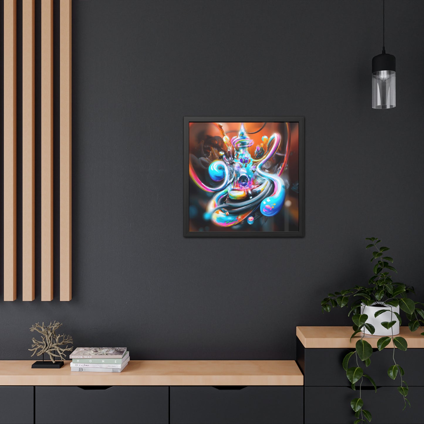 Fabstract 78 - on Framed Print