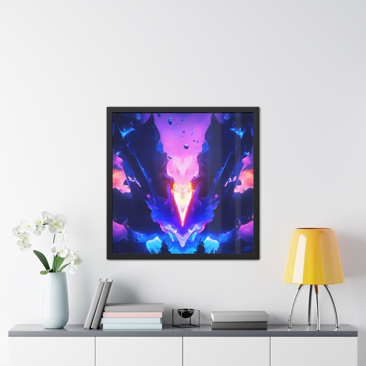 Neon Nexus 11 - on Framed Print