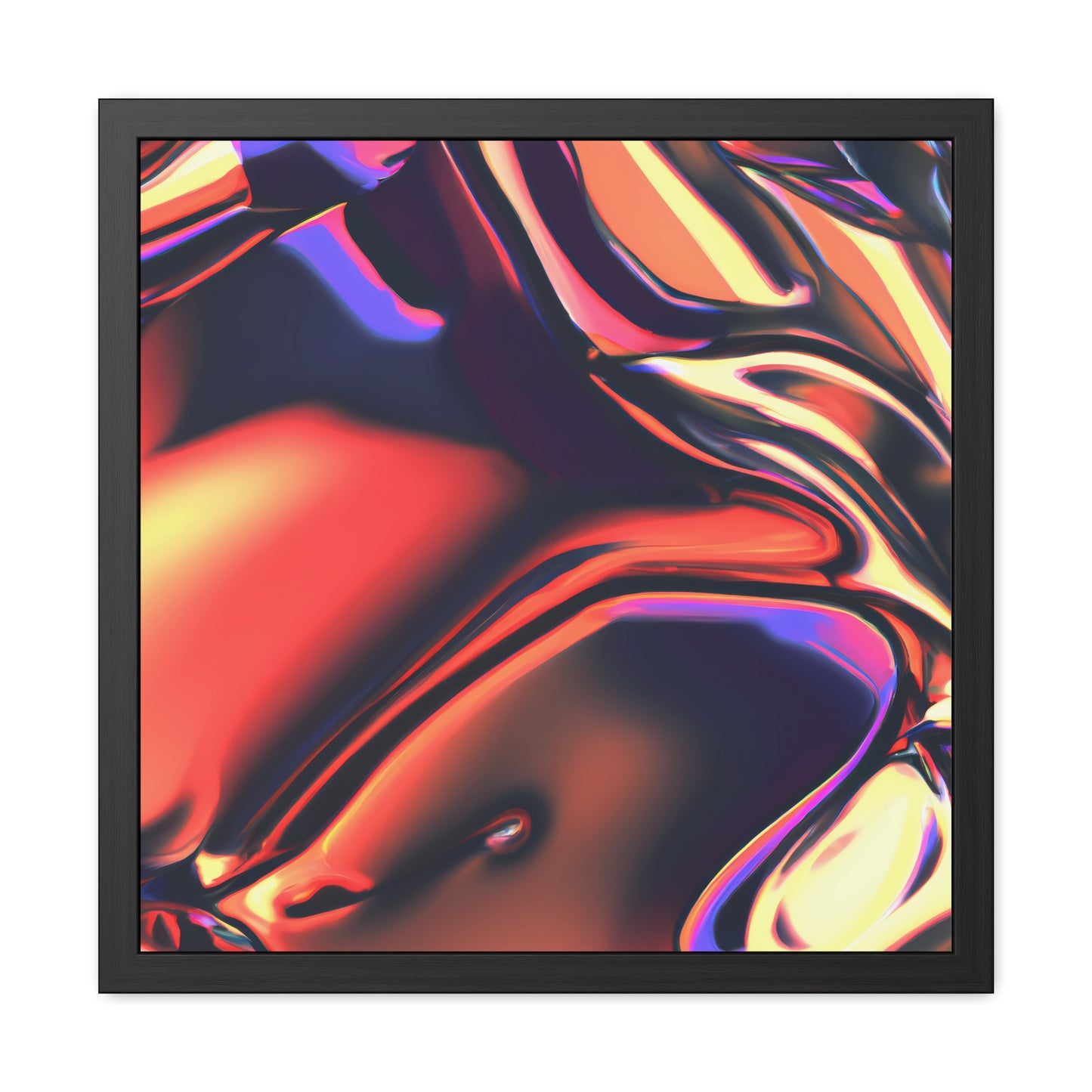 Neon Nexus 15 - on Framed Print