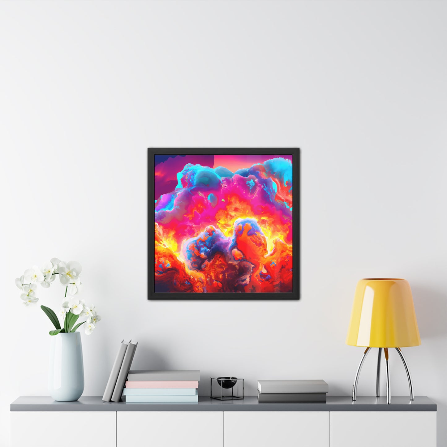 Fabstract 63 - on Framed Print