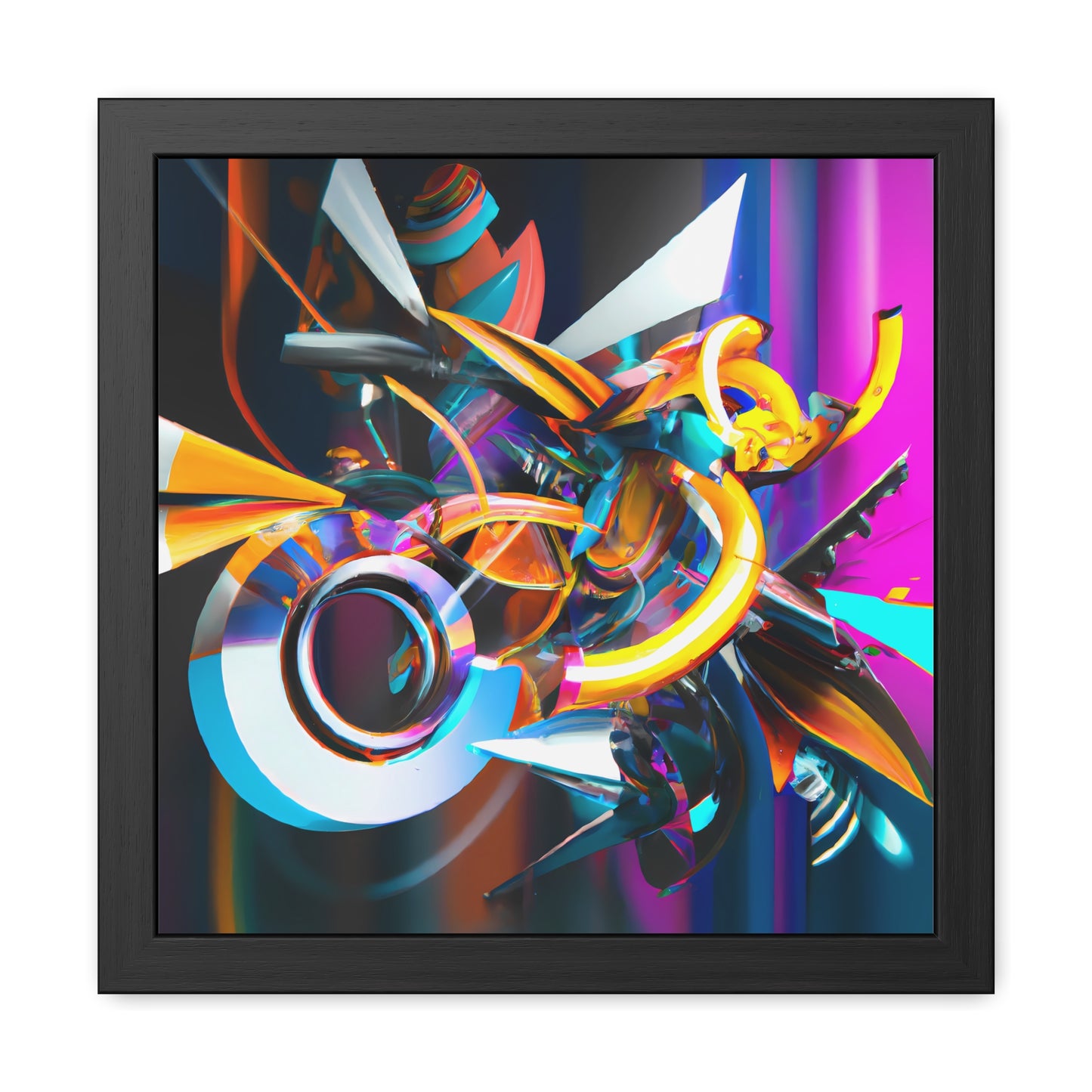 Temporal Flux 20 - on Framed Print