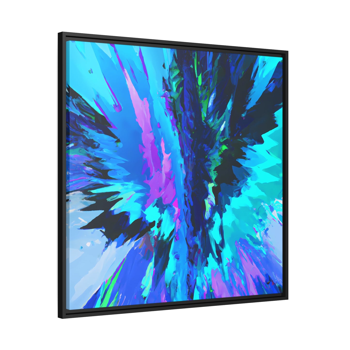 Fabstract 77 - on Framed Canvas