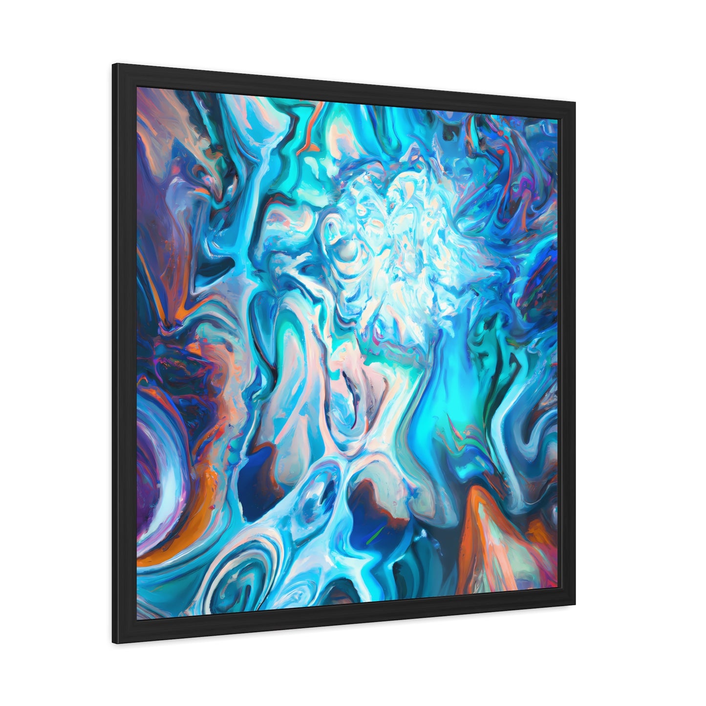 Fabstract 113 - on Framed Print