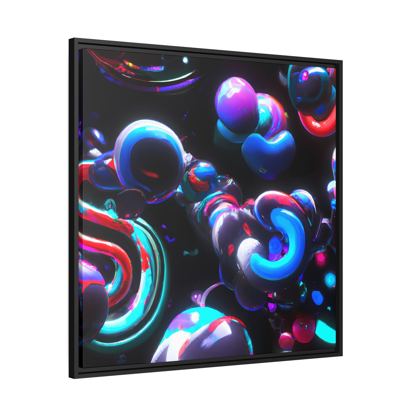 Temporal Flux 19 - on Framed Canvas