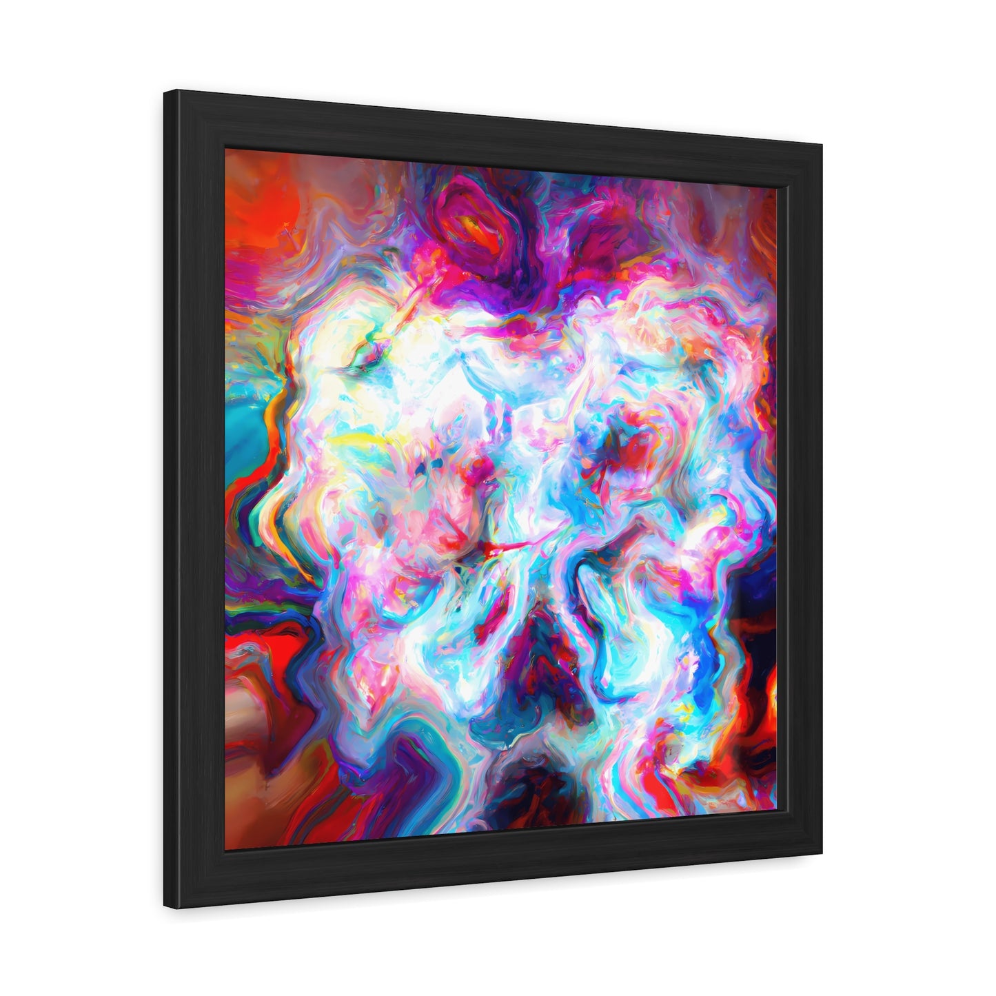 Fabstract 105 - on Framed Print