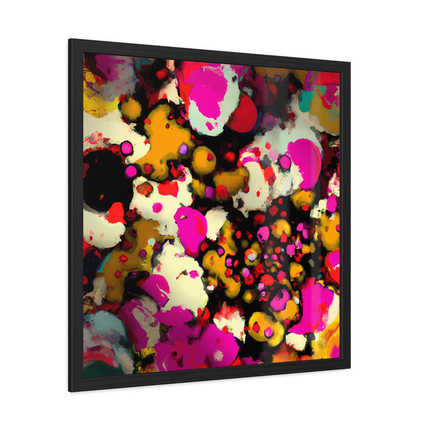 Fabstract 60 - on Framed Print