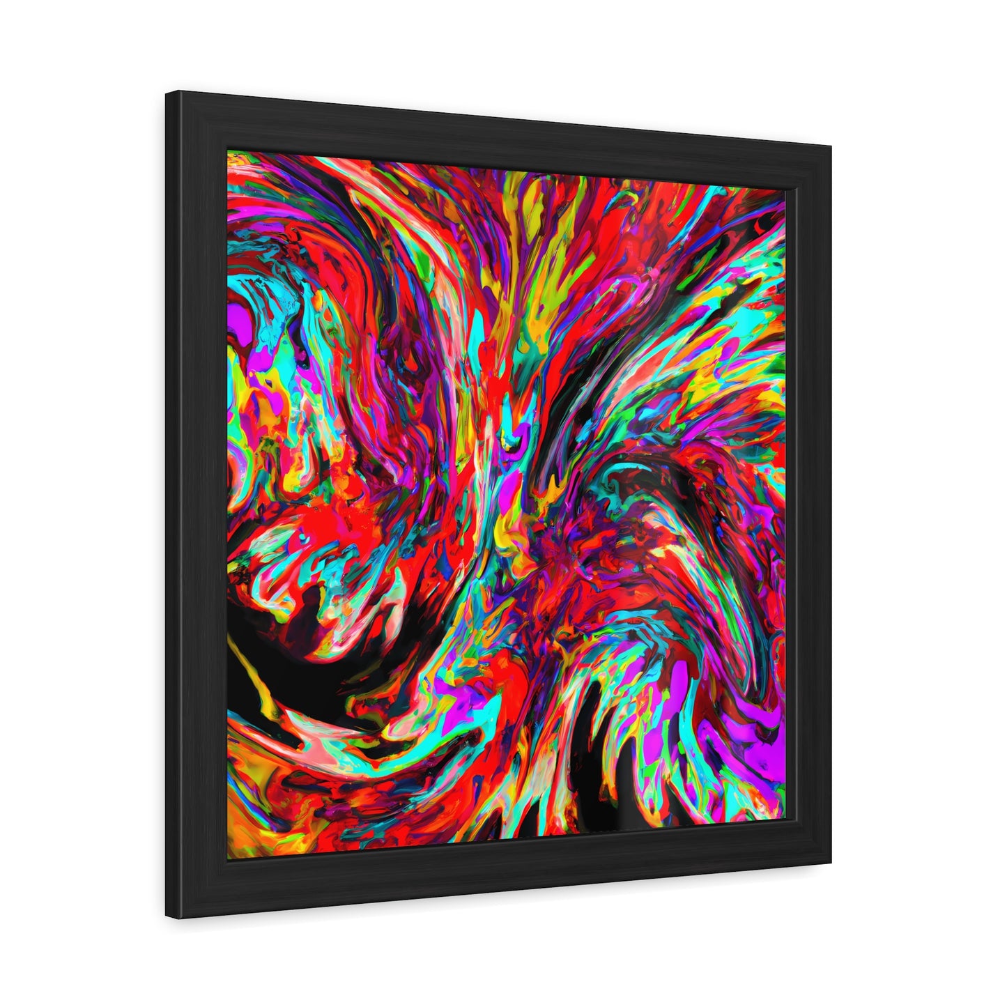 Fabstract 114 - on Framed Print