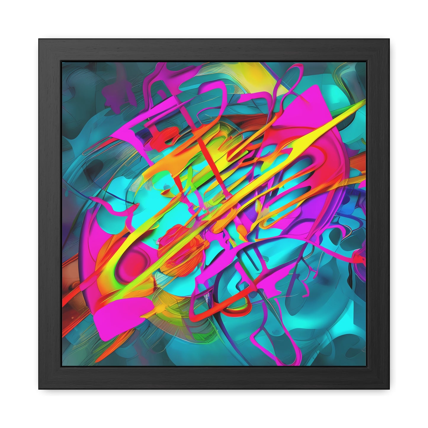 Fabstract 74 - on Framed Print