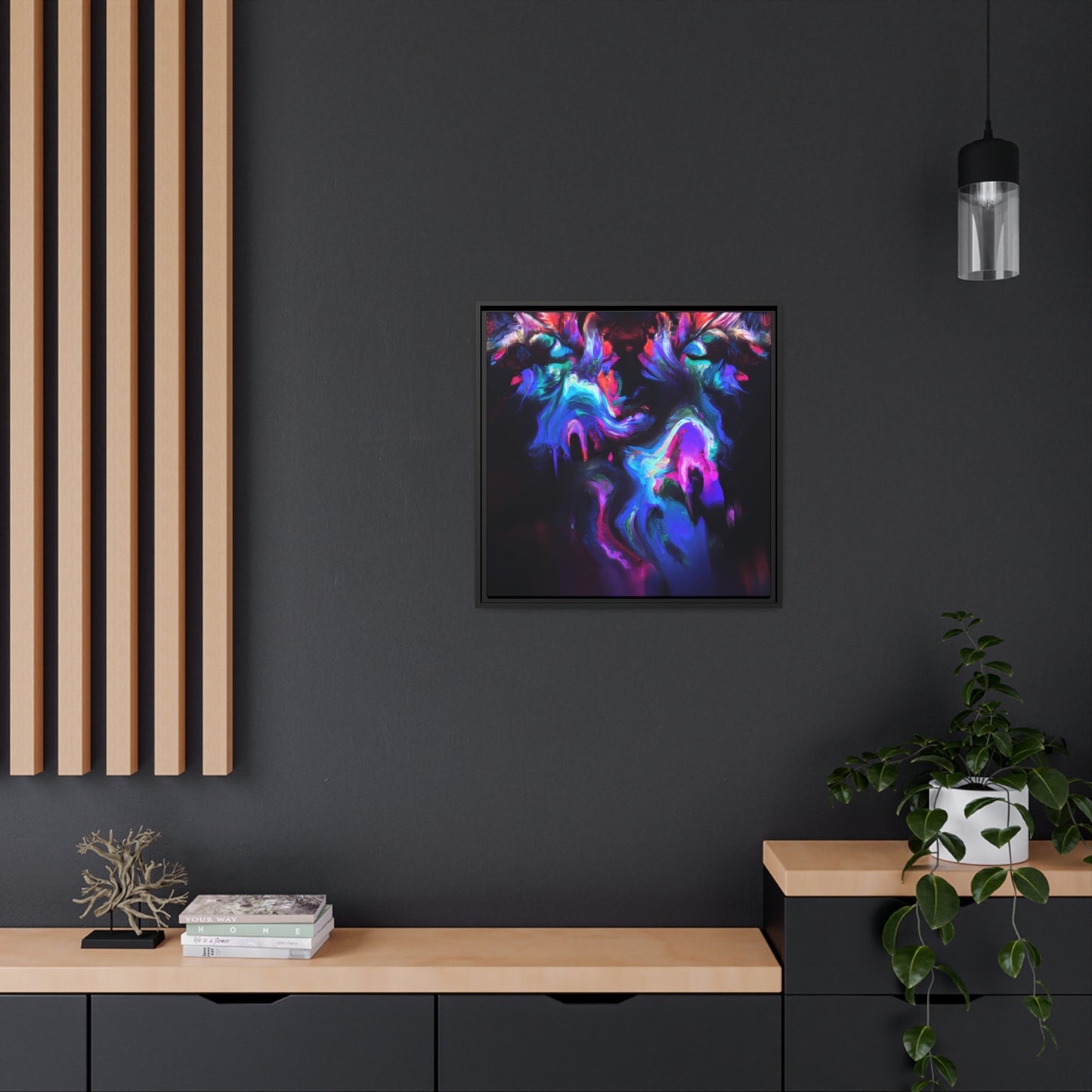 Quantum Euphoria 17 - on Framed Canvas