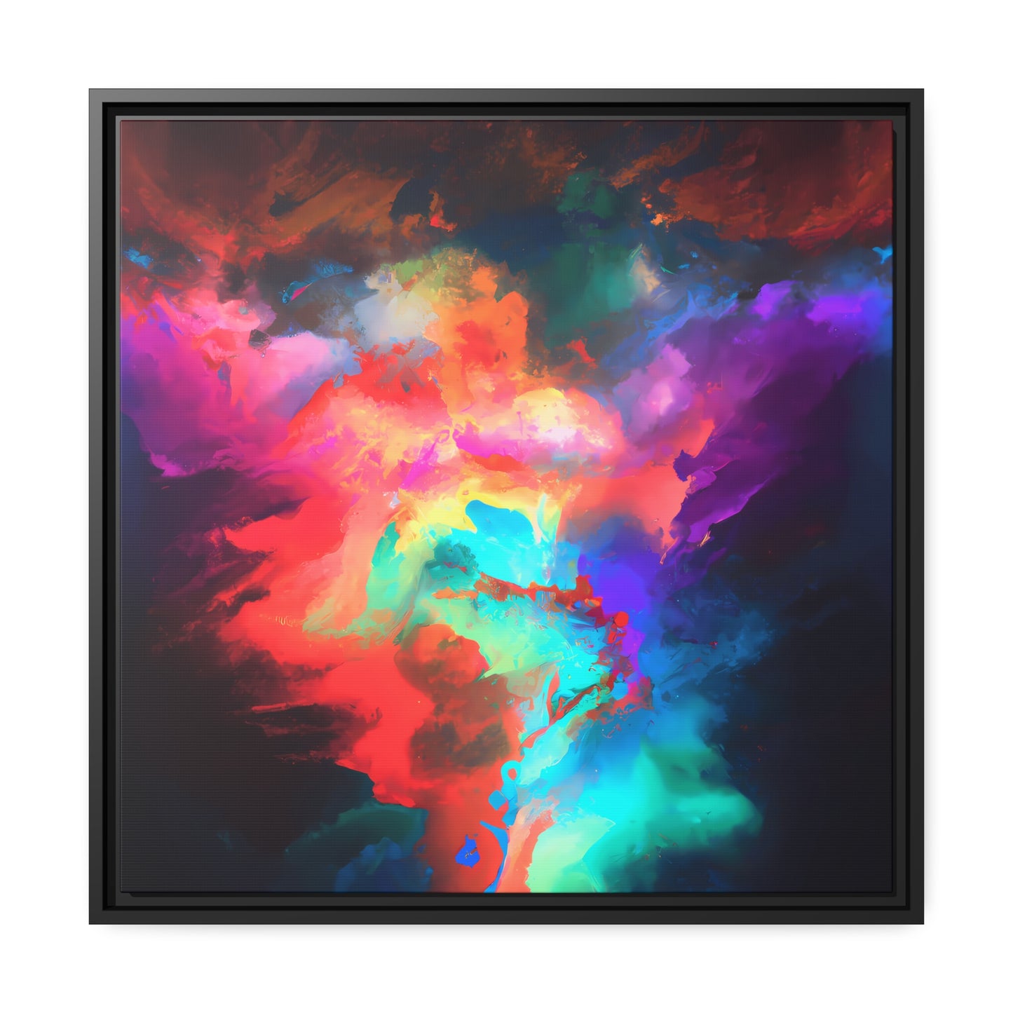 Quantum Euphoria 18 - on Framed Canvas