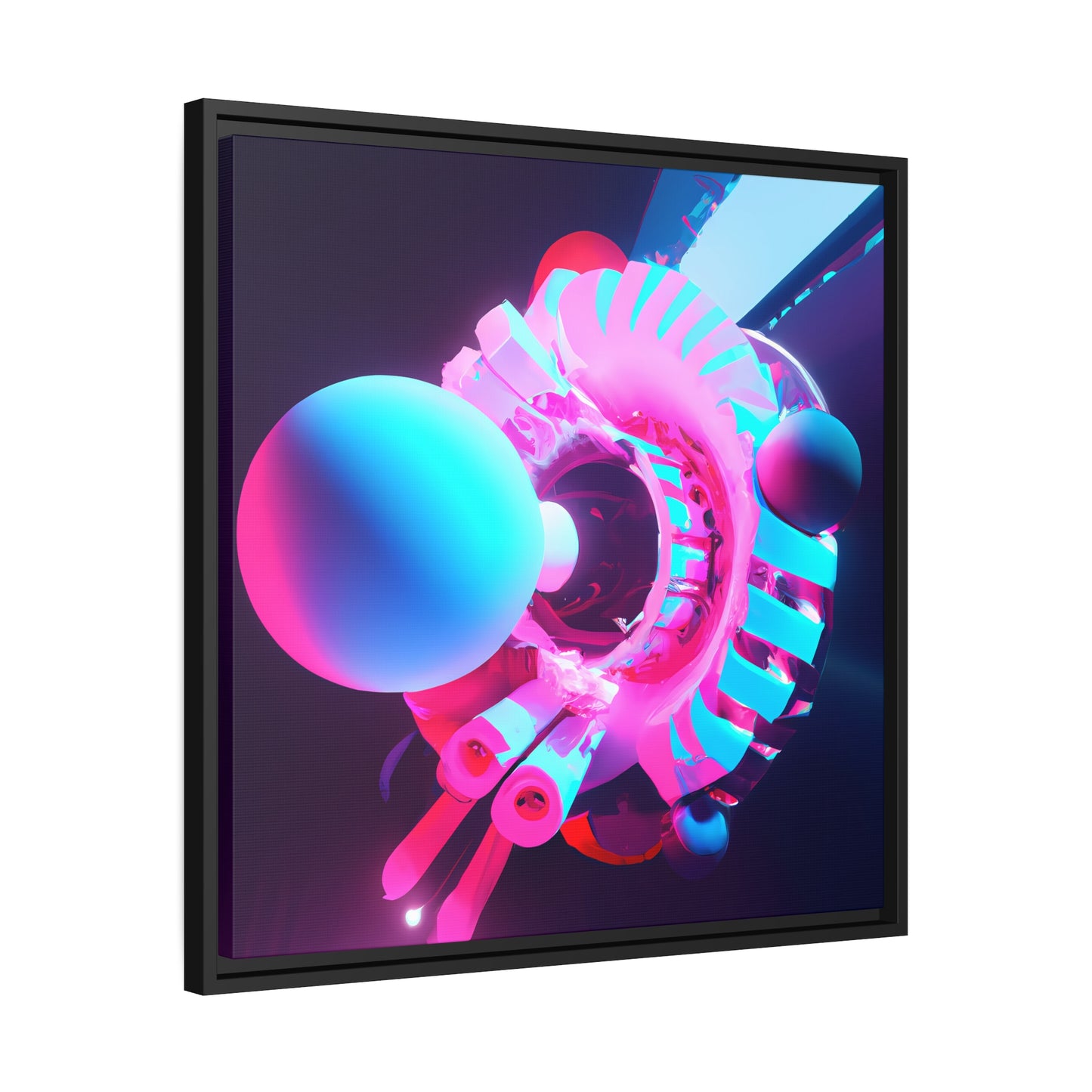 Temporal Flux 9 - on Framed Canvas