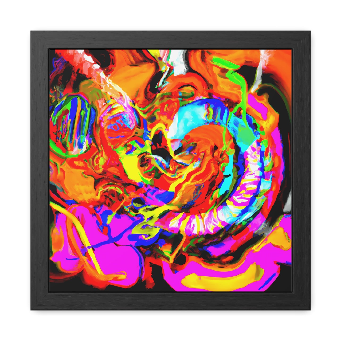 Fabstract 40 - on Framed Print