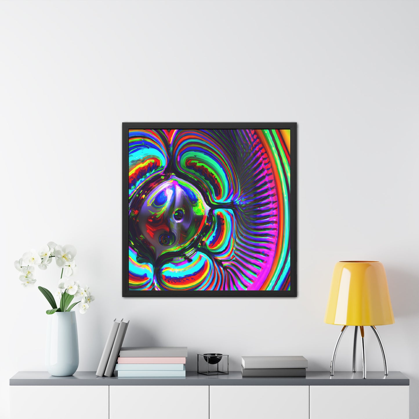 Neon Nexus 2 - on Framed Print