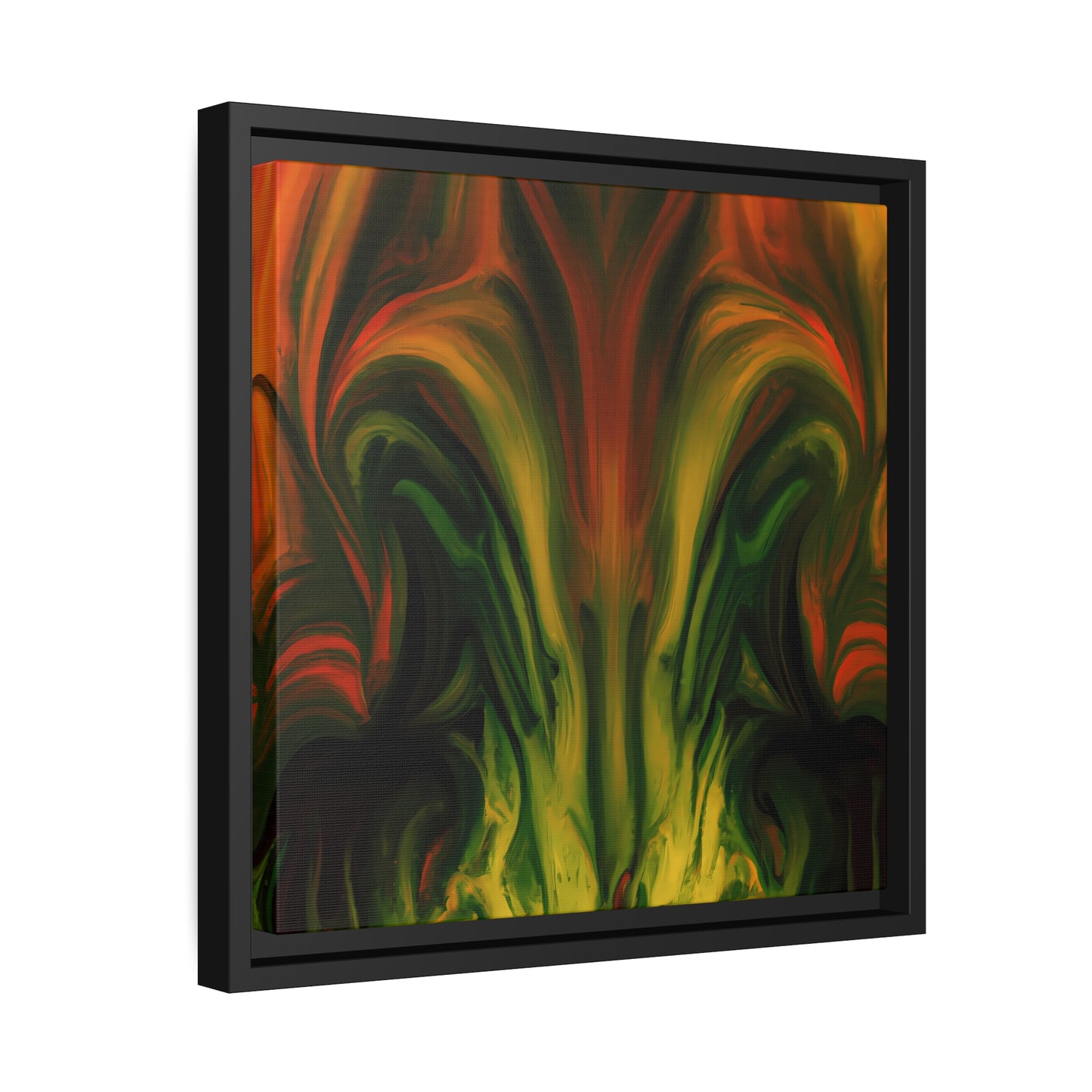 Fabstract 81 - on Framed Canvas