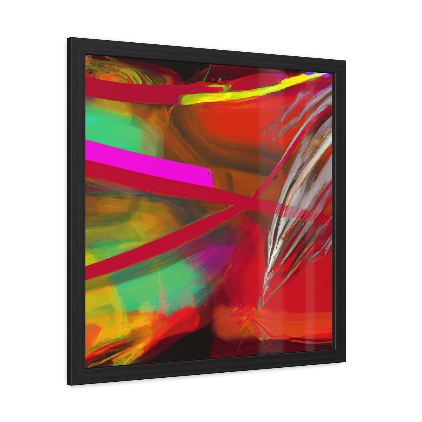 Fabstract 64 - on Framed Print