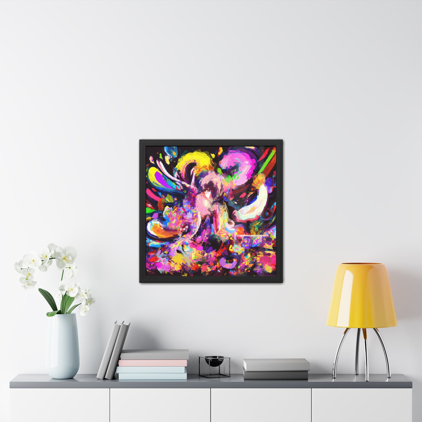 Fabstract 98 - on Framed Print