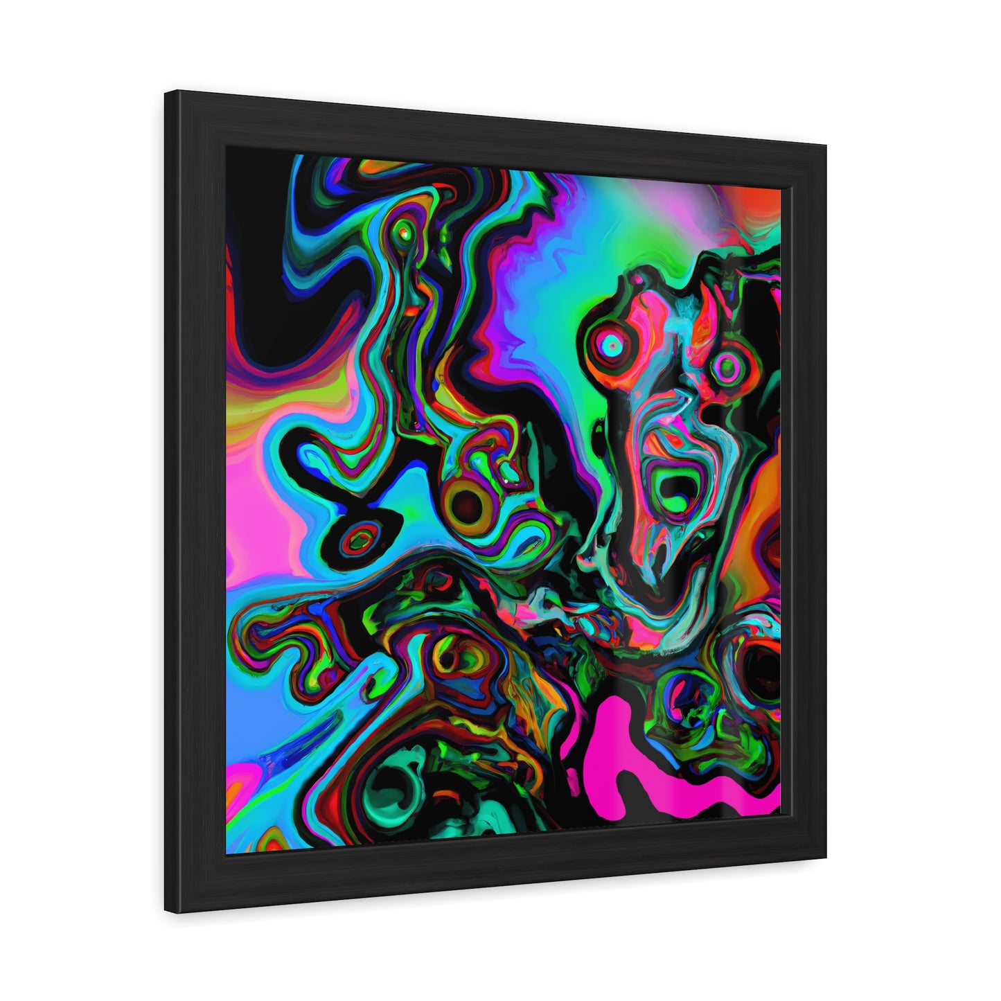 Fabstract 52 - on Framed Print