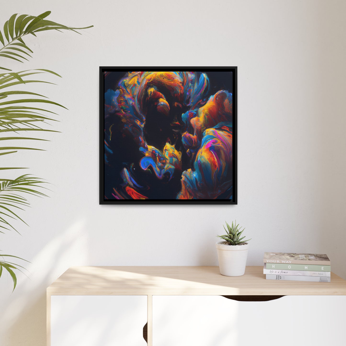 Quantum Euphoria 15 - on Framed Canvas