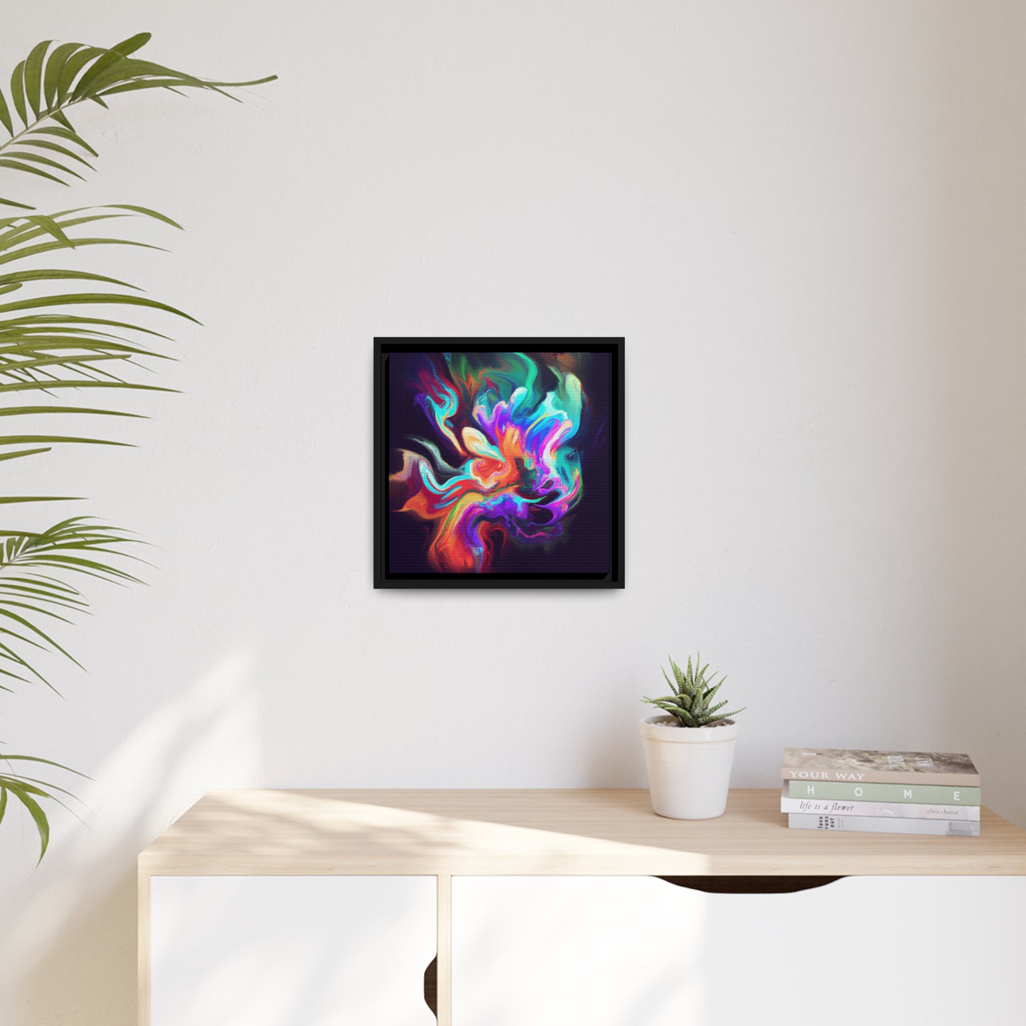 Quantum Euphoria 1 - on Framed Canvas