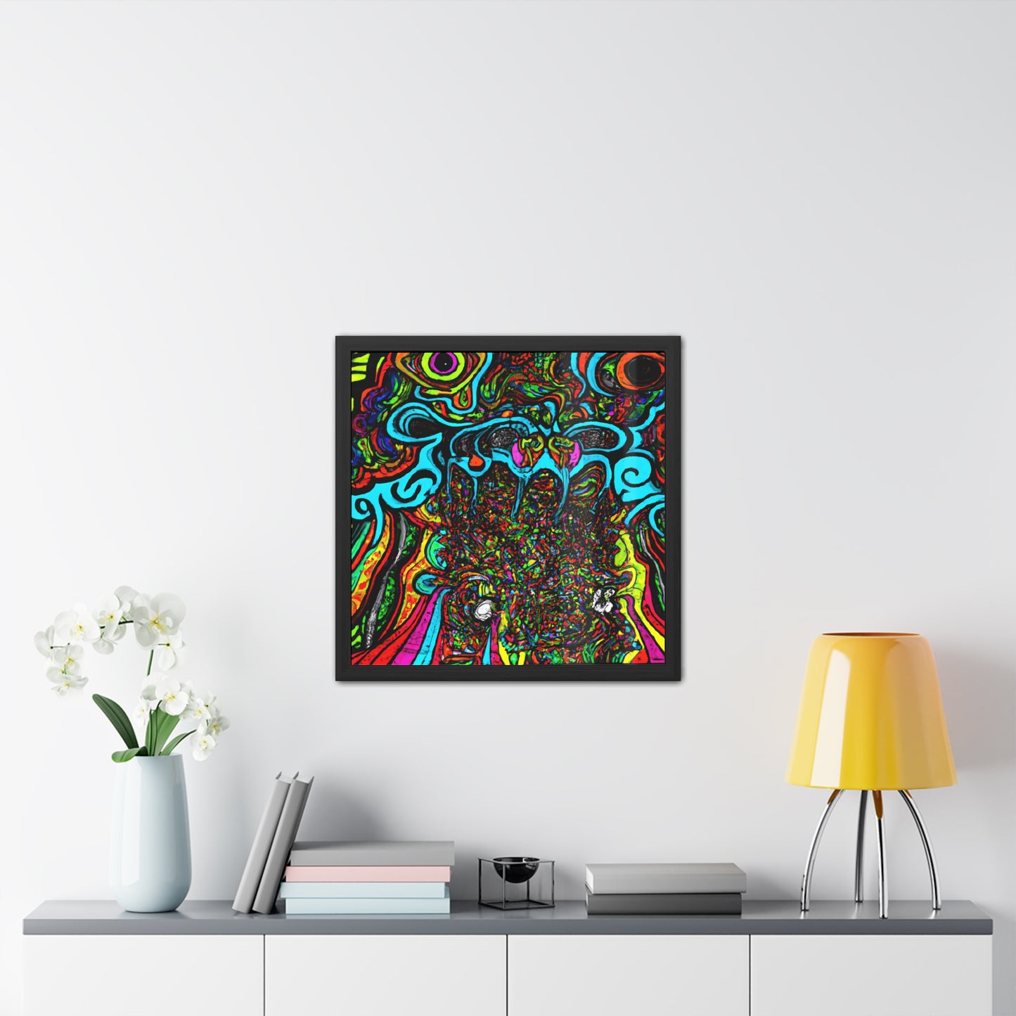 Fabstract 65 - on Framed Print