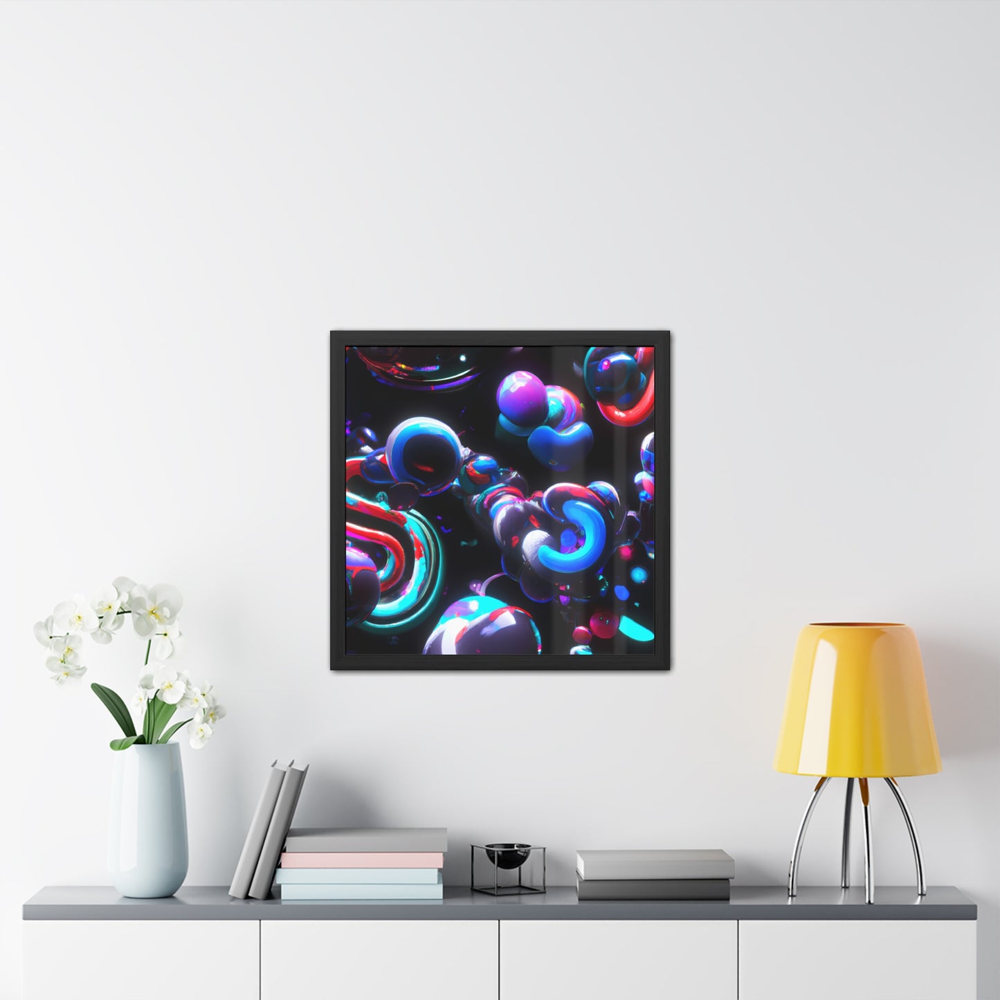 Temporal Flux 19 - on Framed Print