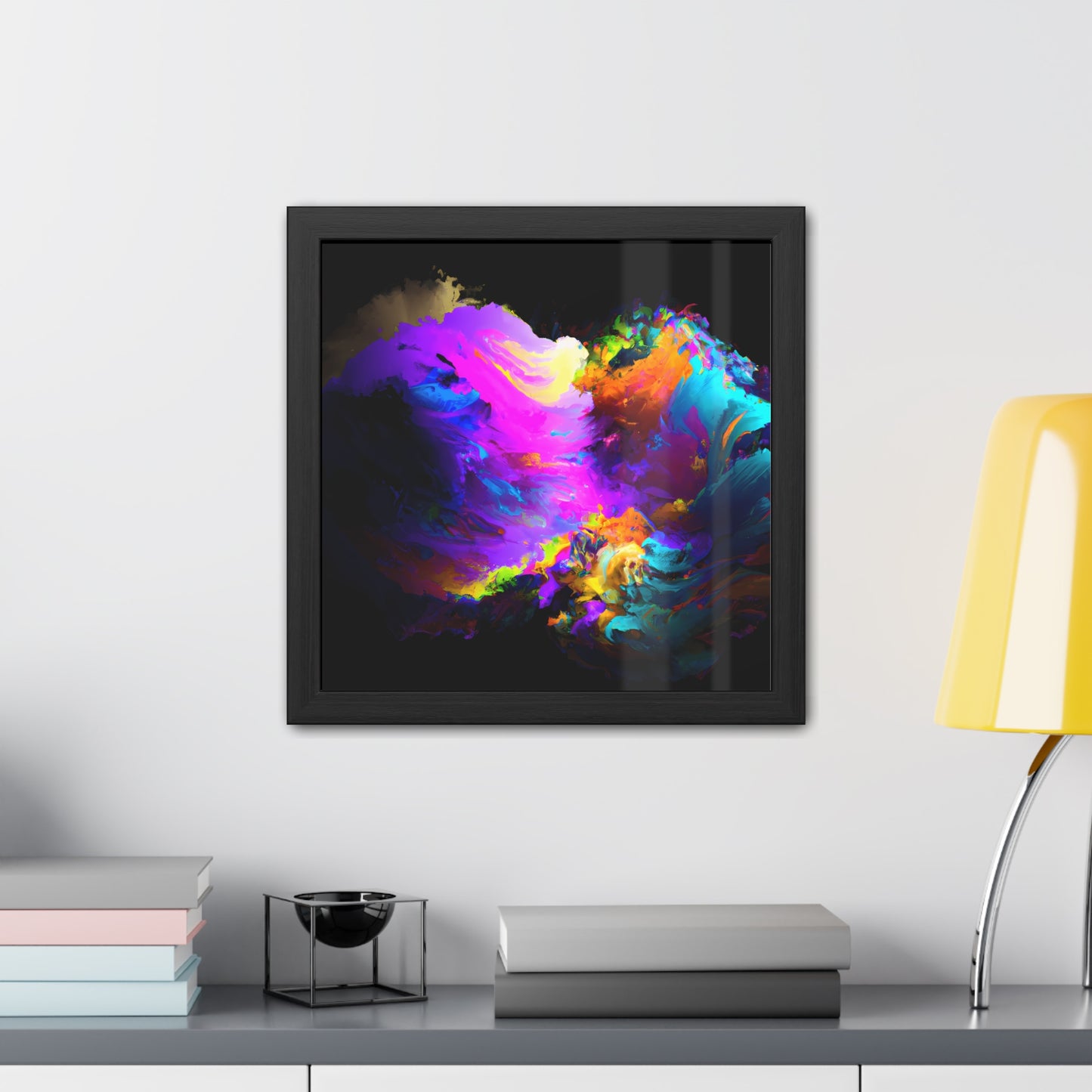 Fabstract 18 - on Framed Print