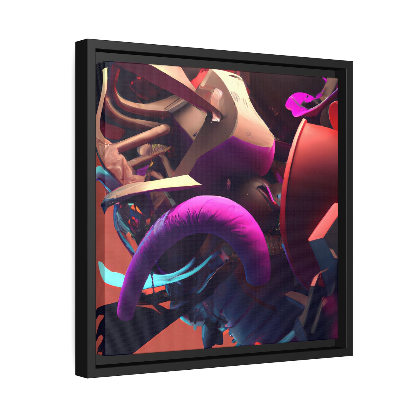 Temporal Flux 3 - on Framed Canvas