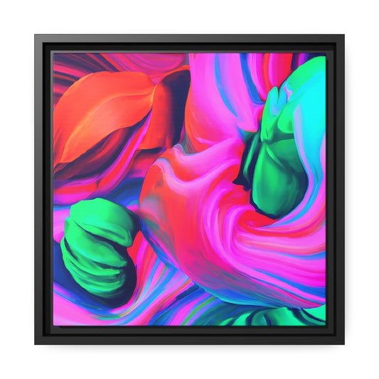 Fabstract 62 - on Framed Canvas