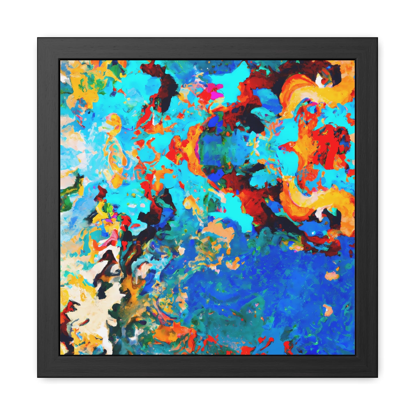 Fabstract 83 - on Framed Print