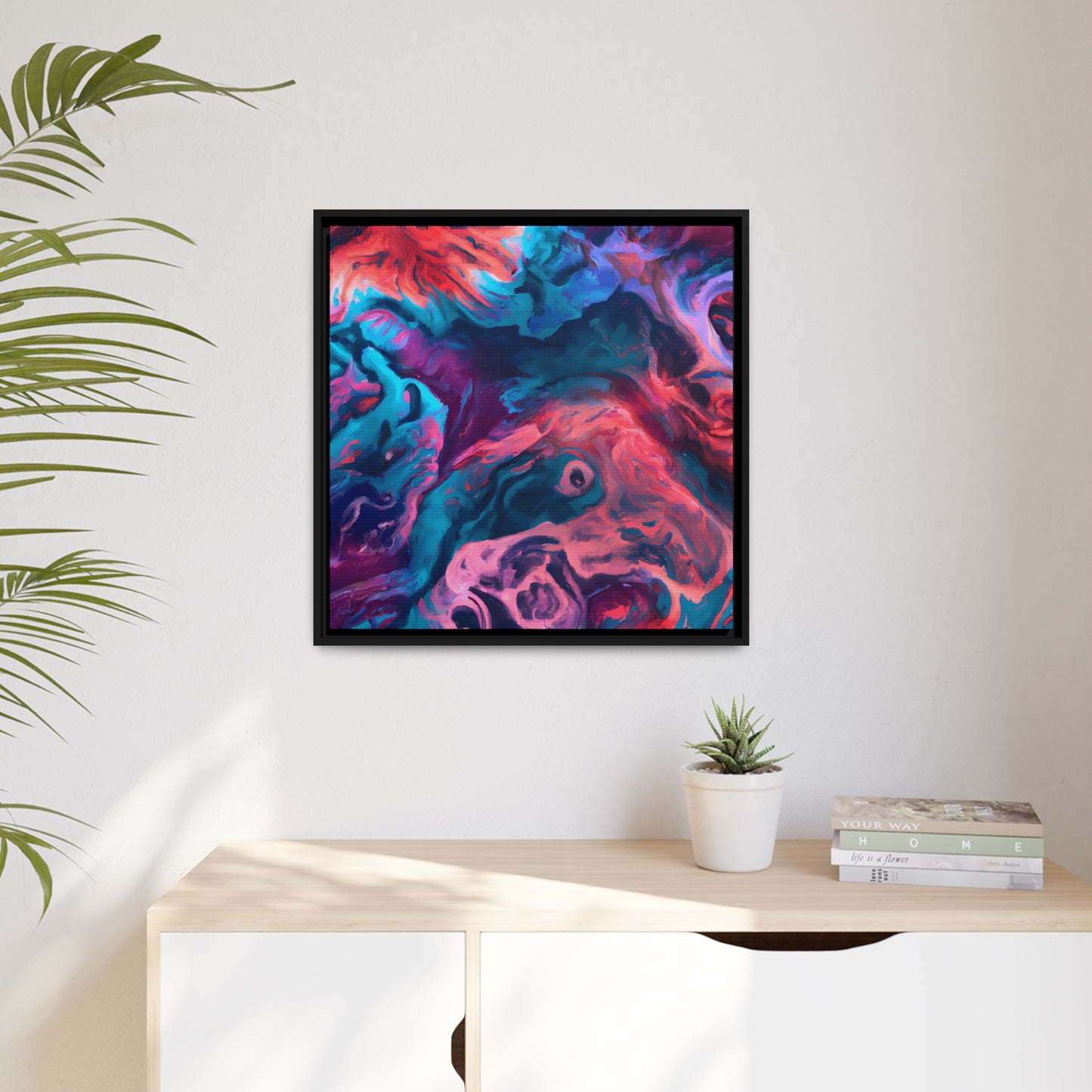 Quantum Euphoria 16 - on Framed Canvas