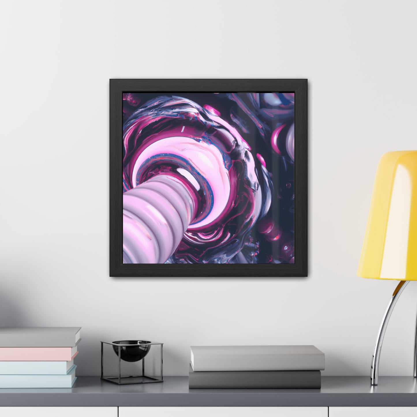 Temporal Flux 10 - on Framed Print