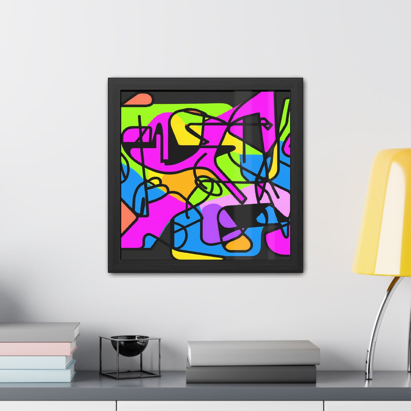 Fabstract 3 - on Framed Print