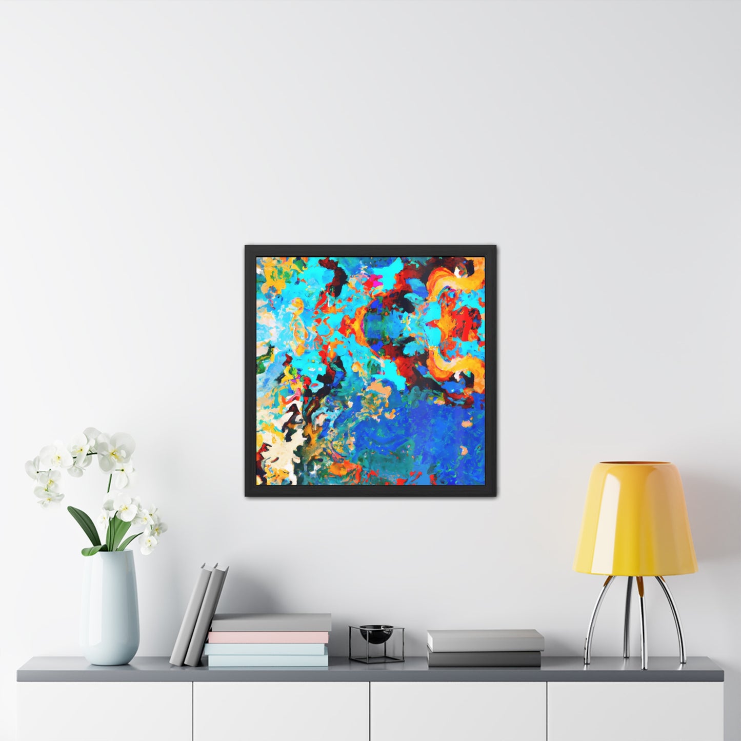 Fabstract 83 - on Framed Print