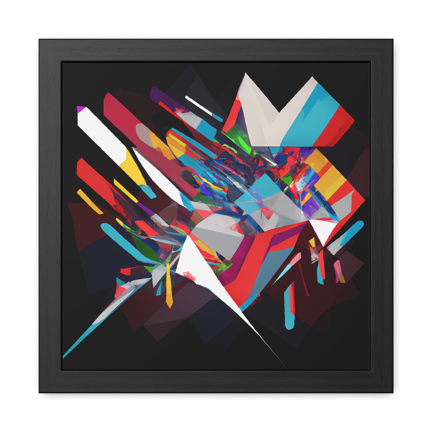 Fabstract 11 - on Framed Print