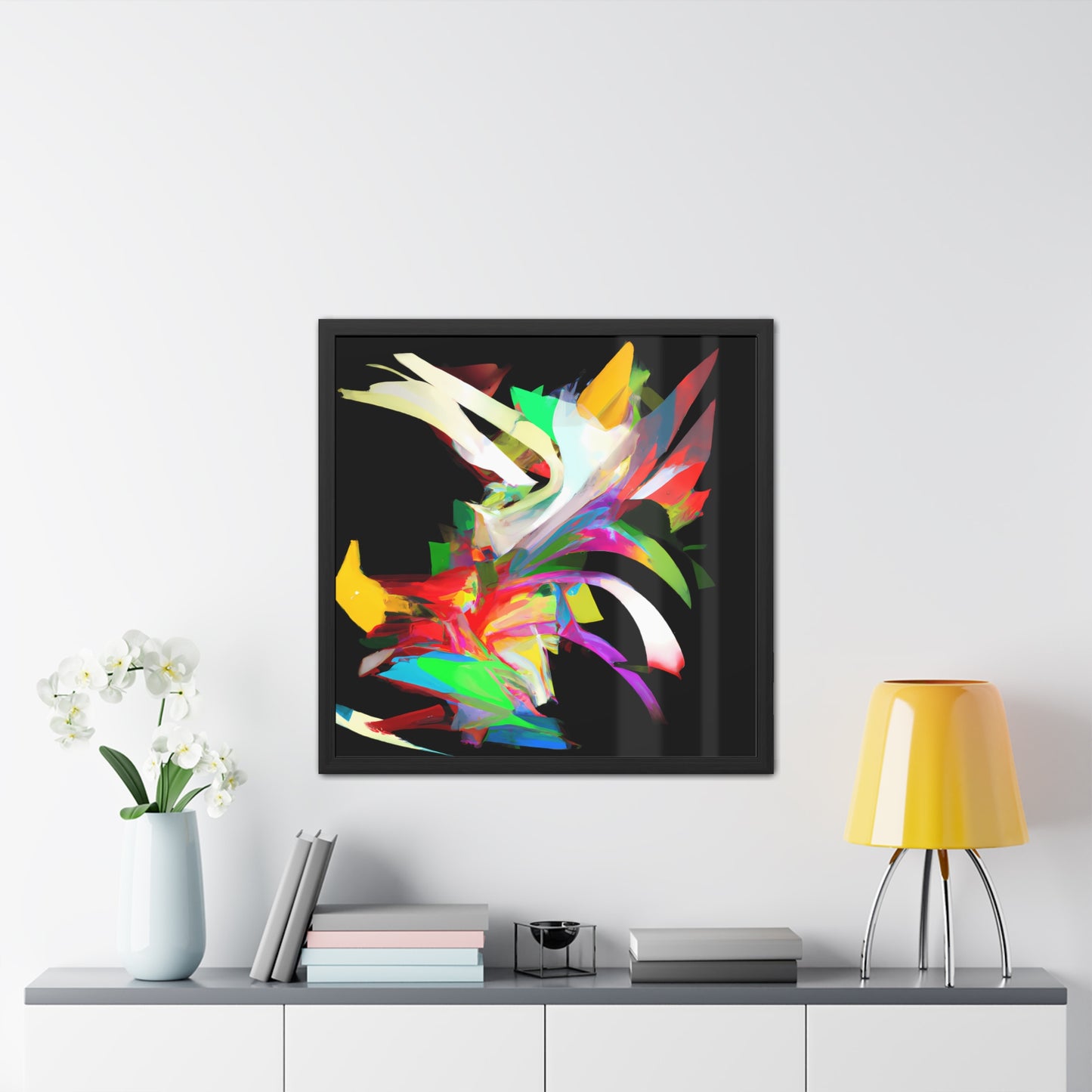 Fabstract 8 - on Framed Print