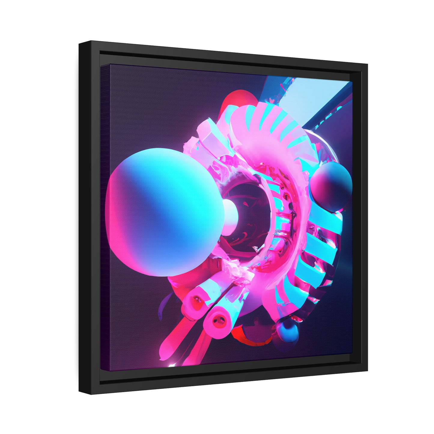 Temporal Flux 9 - on Framed Canvas